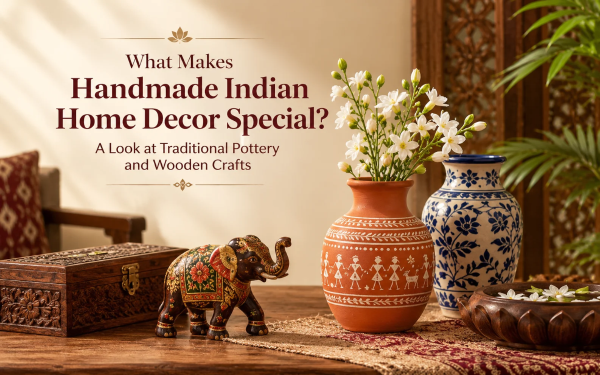 What Makes Handmade Indian Home Decor Special? A Look at Traditional Pottery and Wooden Crafts