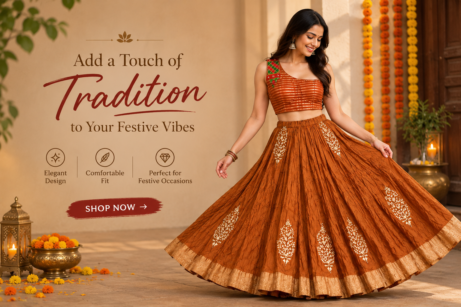 Add a Traditional Touch to Your Navratri Look with Chaniya Choli