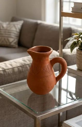 Handcrafted Terracotta Water Pitcher