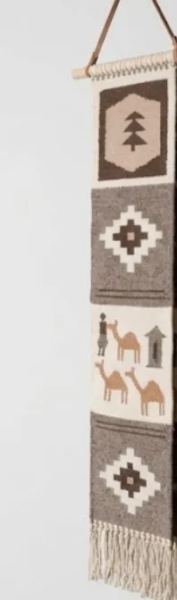 Handwoven Desert Caravan Wall Hanging Panel