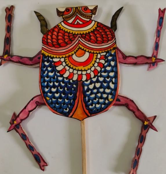 Leather Gaming Insect Puppet