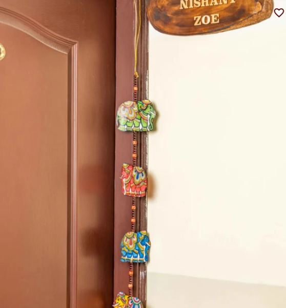 Leather Elephant Toran (Pack of 2)