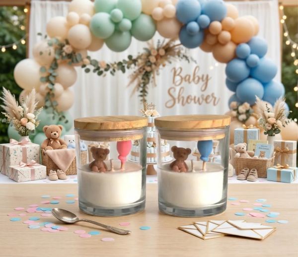 Pink And Blue Teddy Balloon Gift Set