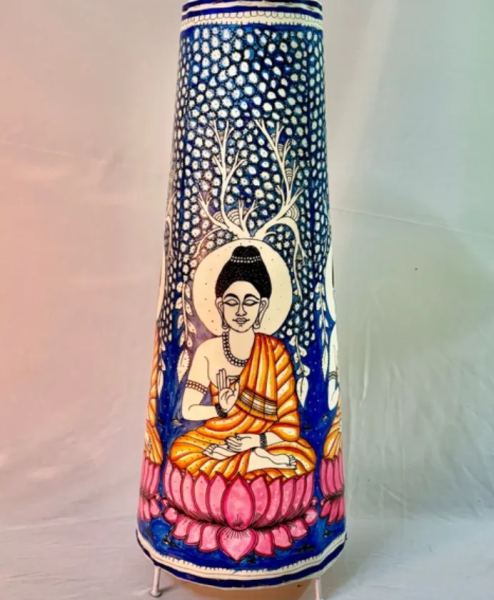 Tholubommalata Buddha Leather Lamp (25 Inch)