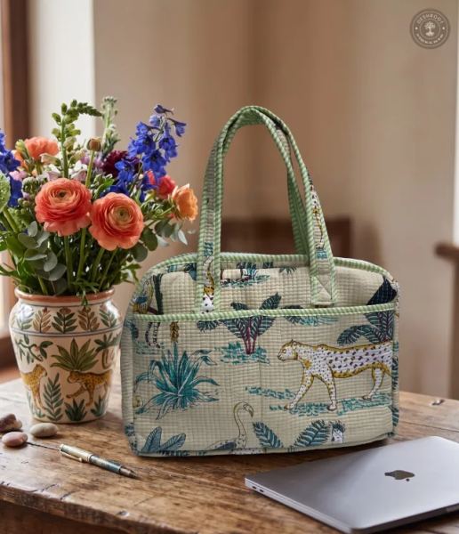 Safari Heritage Quilted Laptop Bag