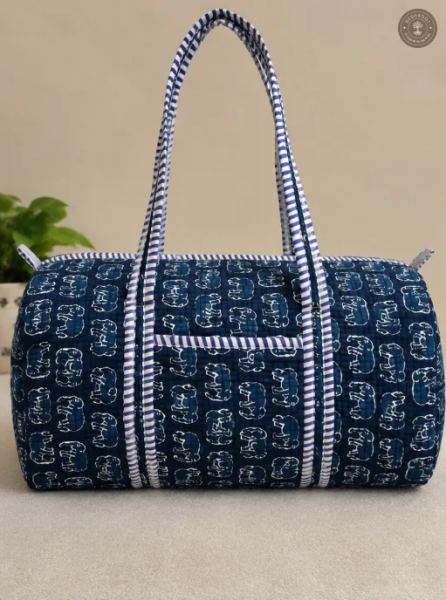 Premium Cotton Travel & Weekend Bag