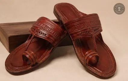 Original Handmade Kolhapuri Leather Chappal for Men