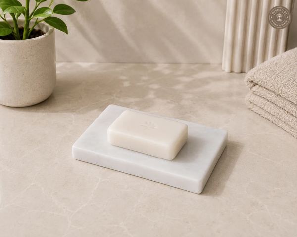 Premium Makrana Marble Rectangular Soap Dish