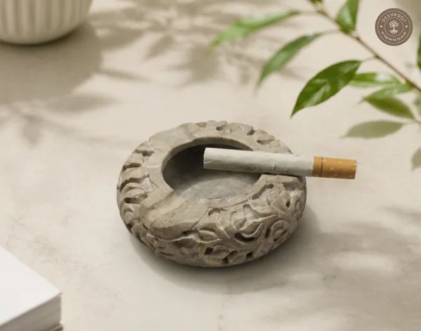 Marble Handcrafted Ash Tray for Cigarettes
