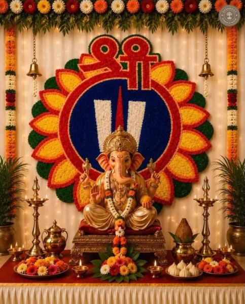 Ganesh Backdrop