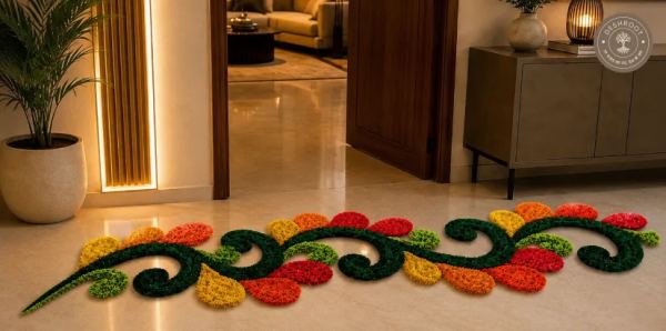 Handcrafted Woolen Door Front Decoration