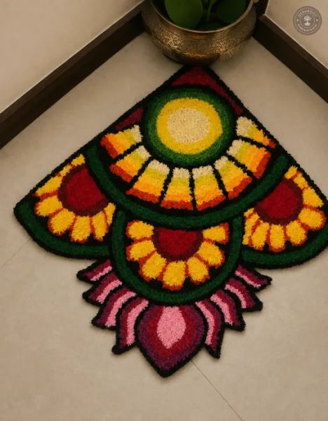Handcrafted Woolen Corner Piece