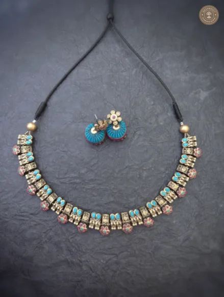 Effortless Terracotta Style Necklace | Handcrafted Tamil Nadu Terracotta Jewellery