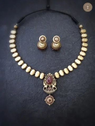 Kani Terracotta Necklace | Handcrafted Tamil Nadu Terracotta Jewellery