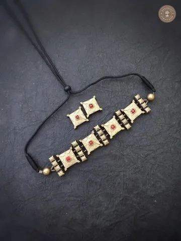 Ilavenil Terracotta Necklace | Handcrafted Tamil Nadu Terracotta Jewellery