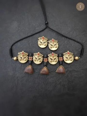 Aaradhya Terracotta Necklace | Handcrafted Tamil Nadu Terracotta Jewellery