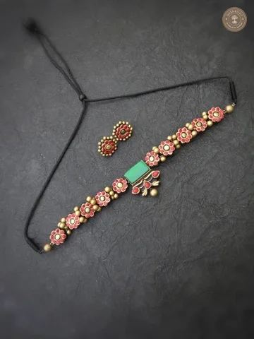 Aira Terracotta Necklace | Handcrafted Tamil Nadu Terracotta Jewellery