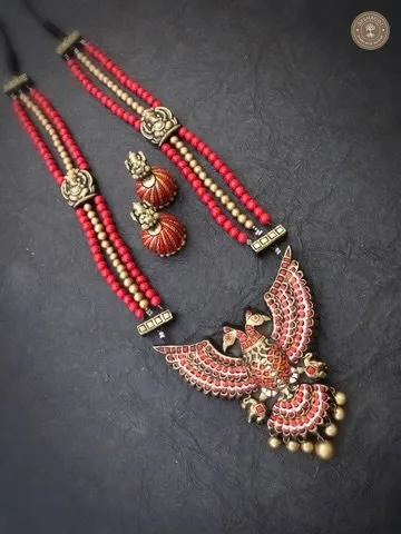 Ira Terracotta Necklace | Handcrafted Tamil Nadu Terracotta Jewellery