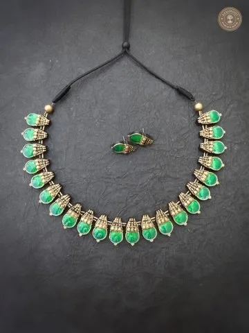 Vasuki Terracotta Necklace | Handcrafted Tamil Nadu Terracotta Jewellery