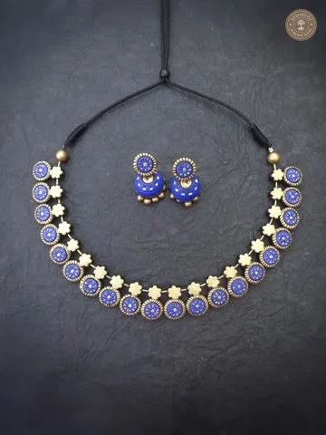 Mullai Terracotta Necklace | Handcrafted Tamil Nadu Terracotta Jewellery