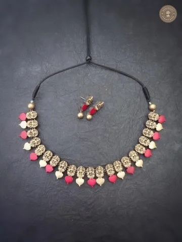 Iniya Terracotta Necklace | Handcrafted Tamil Nadu Terracotta Jewellery