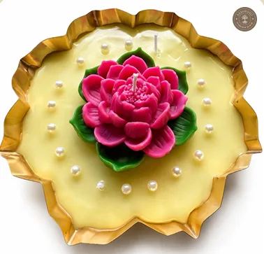 Hill Pour Lotus Urli Jasmine Soy Wax Candle