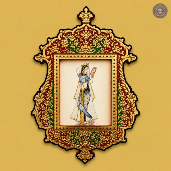 Rajput Princess with Mirror