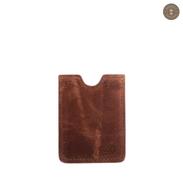 Trustee Vertical Leather Card Wallet