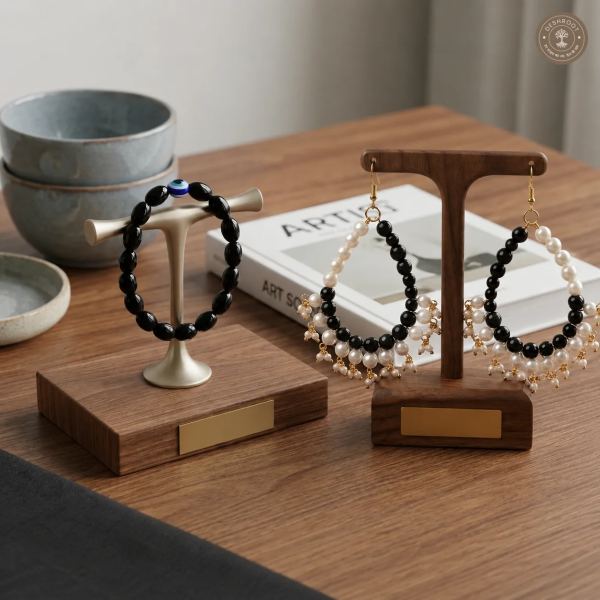 Midnight Evil Eye Bracelet And Earrings (Combo)