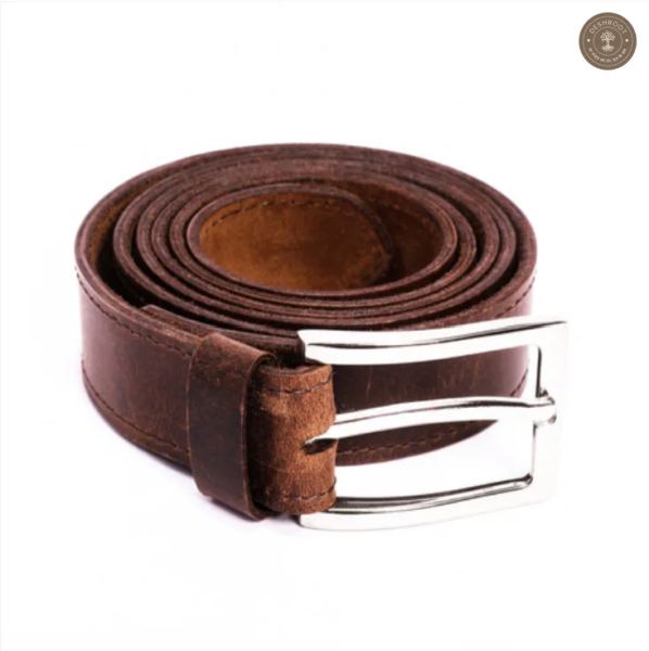 Kuiper Leather Mens Belt - Nickel