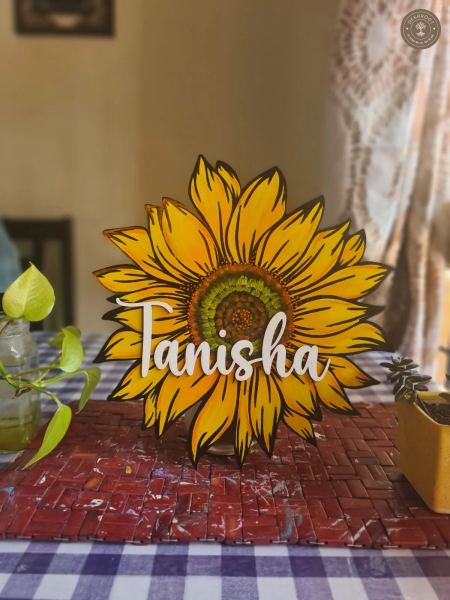 Sunflower Nameboard