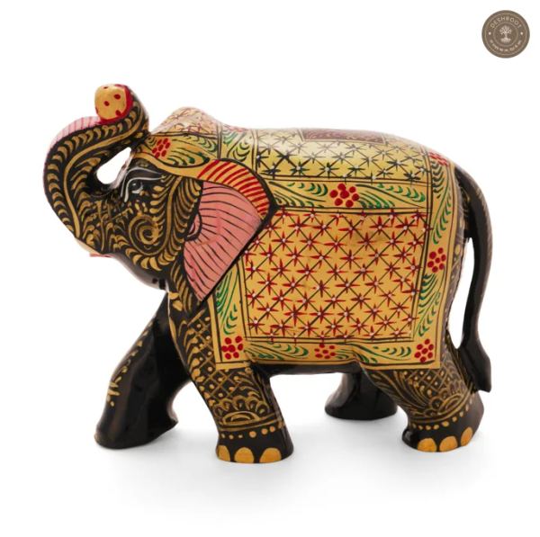 Handcrafted Wooden Elephant Showpiece