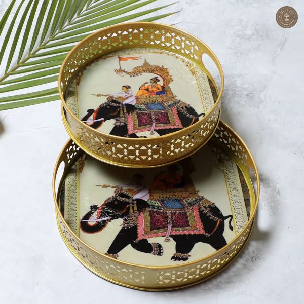 Elephant Tray Set of 2