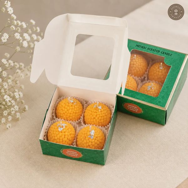 Mithai Ladoo Scented Candle Box