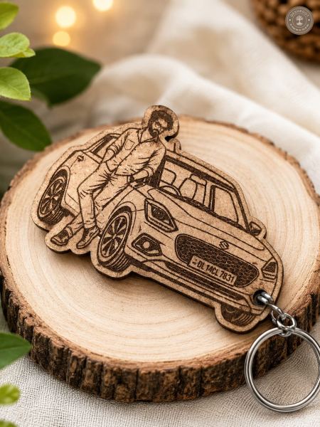 Custom Portrait Keychain