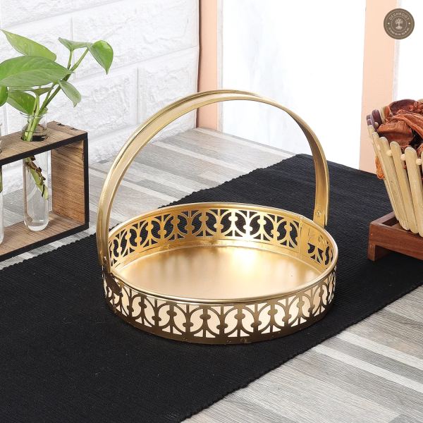 Round Gift Basket