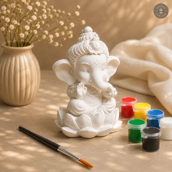 Handcrafted Little Ganesha DIY Painting Kit – Kids Art & Craft Activity