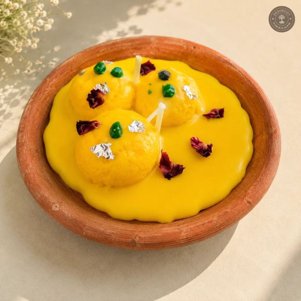 Indian Ras Malai Dessert Candle
