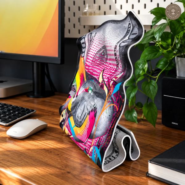 Blinded by the Bucks Tabletop Art | Modern Money-Inspired Statement Desk Décor