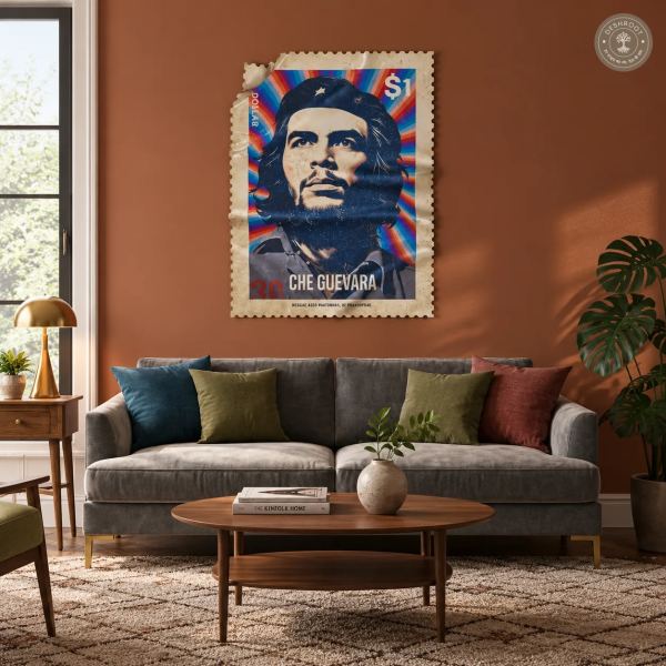 The Revolutionary - Che Guevara Stamp Wall Art | Iconic Cultural Décor