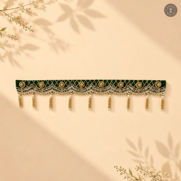 Royal Green & Gold Embellished Bandhanwar