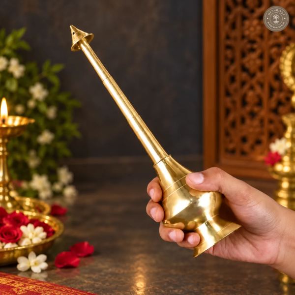 Traditional Brass Gulab Pash – Decorative Rose Water Sprinkler