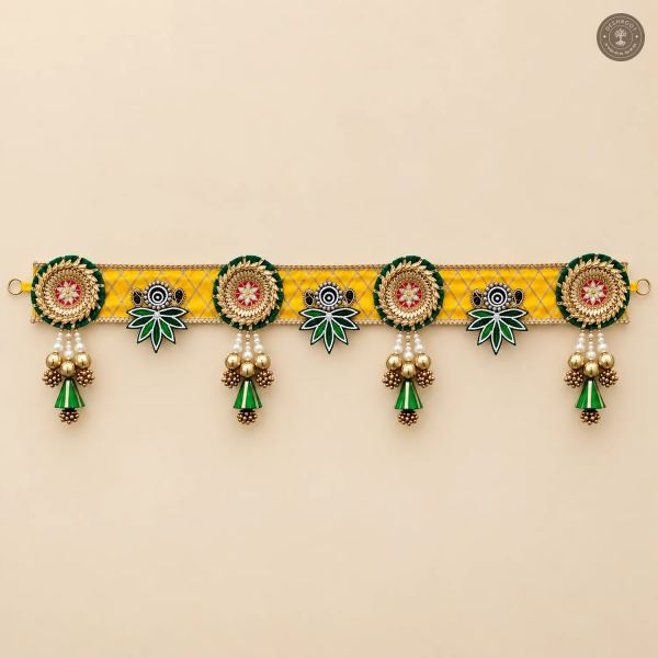 Traditional Yellow & Green Bandhanwar