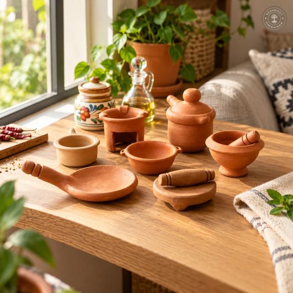 Terracotta Kitchen Set