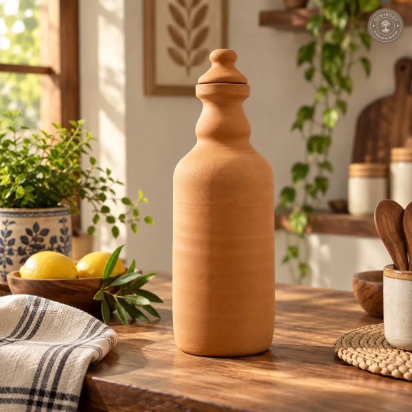 Terracotta Water Bottle – 1.5 L