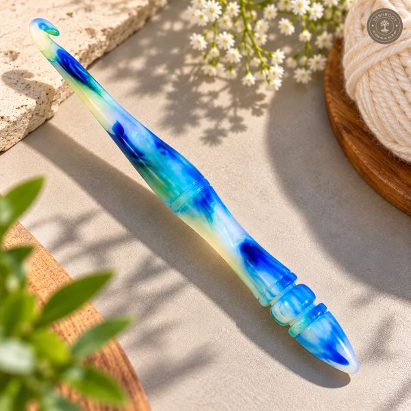 Ocean Blue Crochet Hook