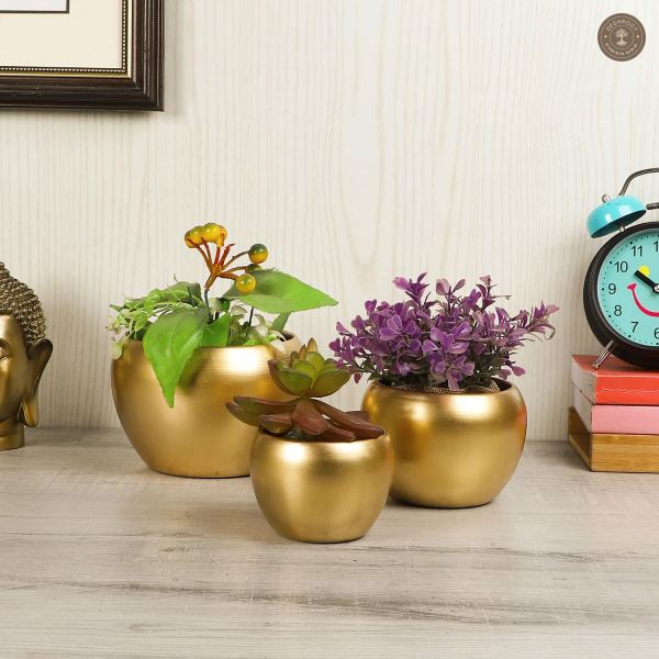 Apple Planter Set of 3