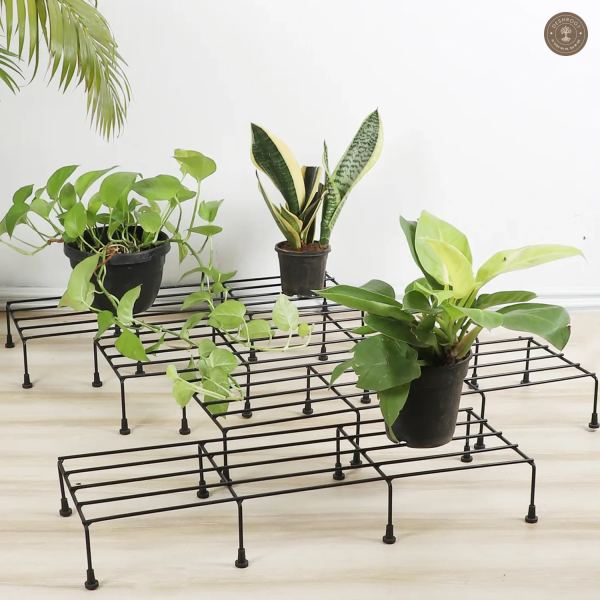 Black Pot Stand Set of 4