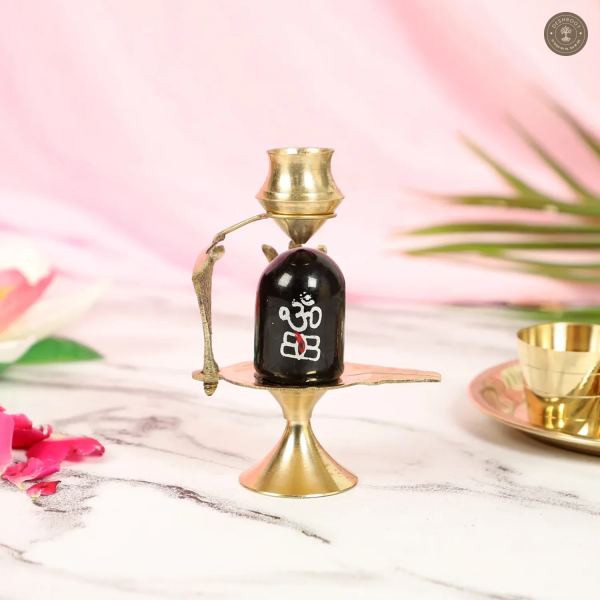 Brass Small Shivling