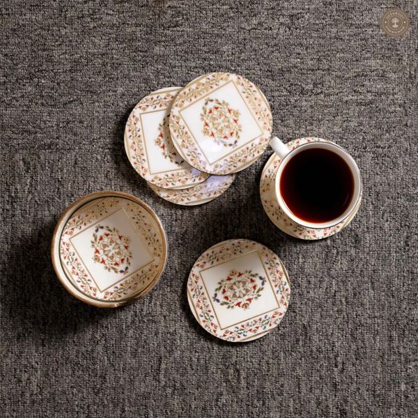 Handcrafted Floral Design Tea & Coffee Coasters